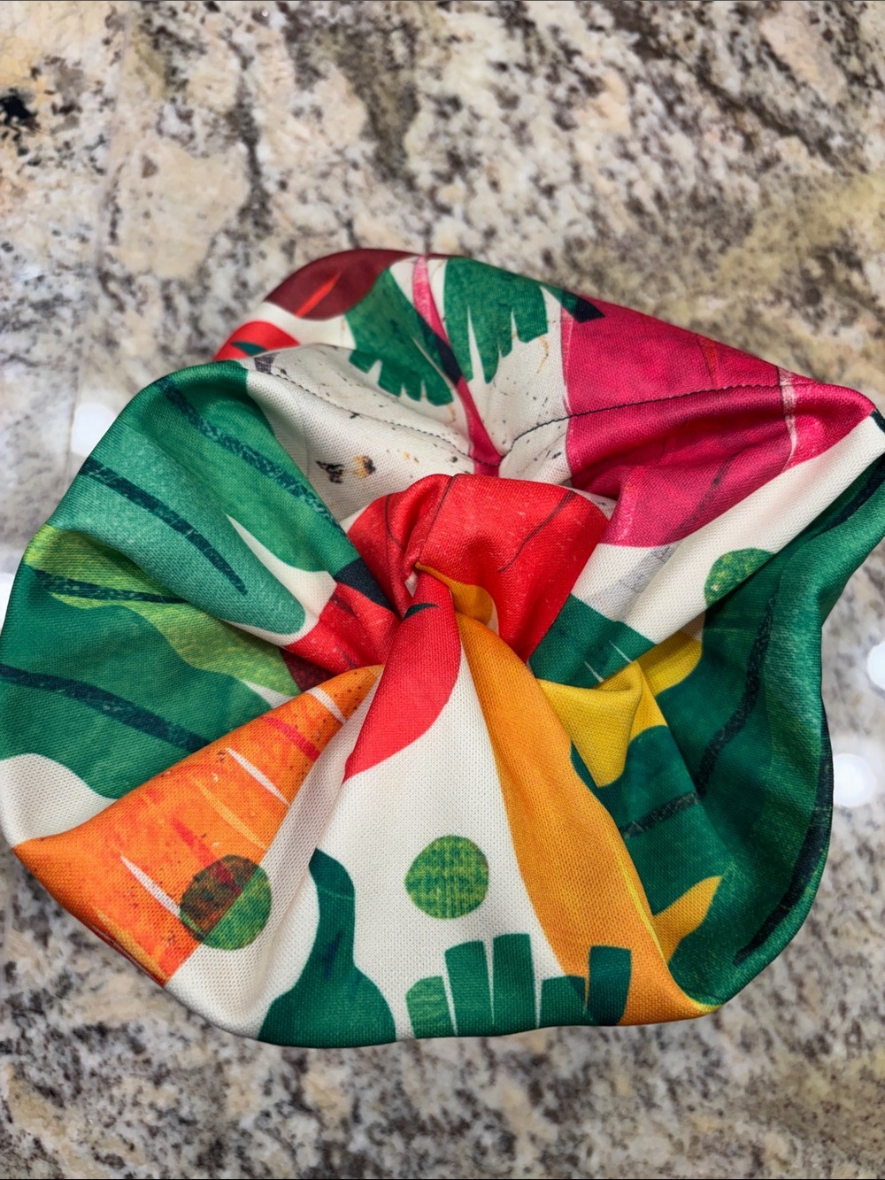 Fraser Design Colorful Vegetable Print fleece lined hat - Picture 6 of 9